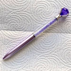 Purple Gem Ballpoint Pen